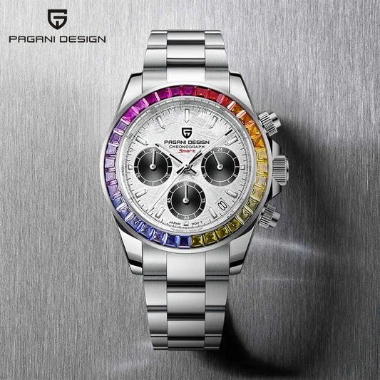 PAGANI DESIGN PD-1644 Quartz Watch – Stainless Steel, Luxury, Water-Resistant - Winter Seller Hub