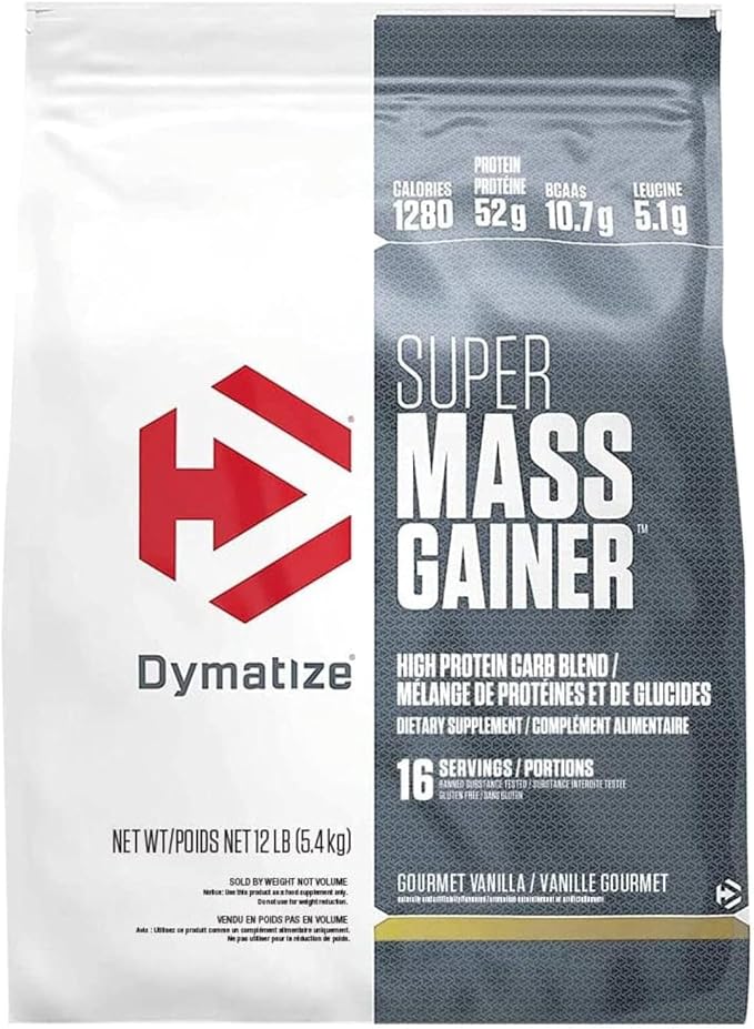 Dymatize Super Mass Gainer Protein Powder – Rich Chocolate, 1280 Calories - Winter Seller Hub