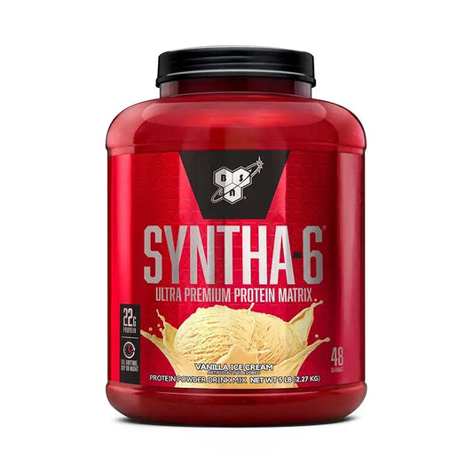 BSN SYNTHA-6 Protein Powder – Vanilla Ice Cream, 5 lb, 48 Servings - Winter Seller Hub
