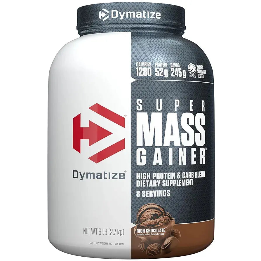 Dymatize Super Mass Gainer Protein Powder – Rich Chocolate, 1280 Calories - Winter Seller Hub