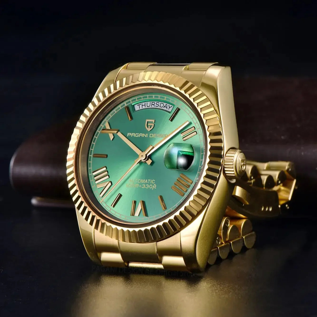 Gold Green V2 Men's Mechanical Watches - Winter Seller Hub