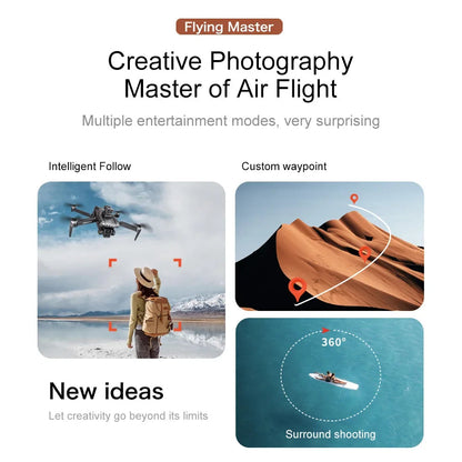 New For Xiaomi V198 GPS MAX Drone with 8k professional HD camera 5G WiFi Brushless laser barrier avoidance Folding quadcopter - Winter Seller Hub