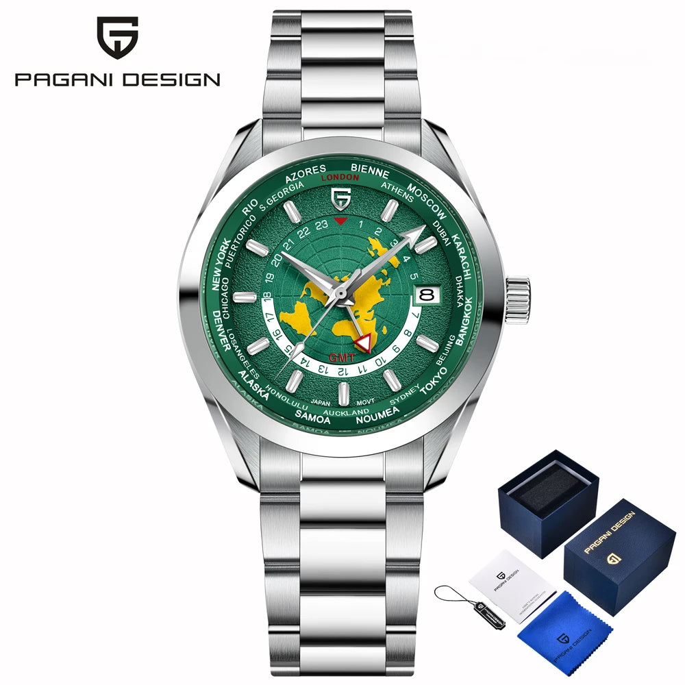 PD1788 Quartz Wristwatch – Stainless Steel Case & Bracelet, Water-Resistant, Fashionable Casual Watch - Winter Seller Hub