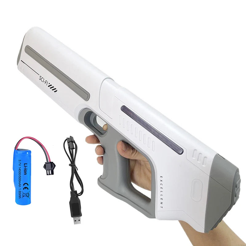 ZNMSQ Electronic Water Gun – Flashing LED, Lithium Battery-Powered Toy for Teens & Adults - Winter Seller Hub