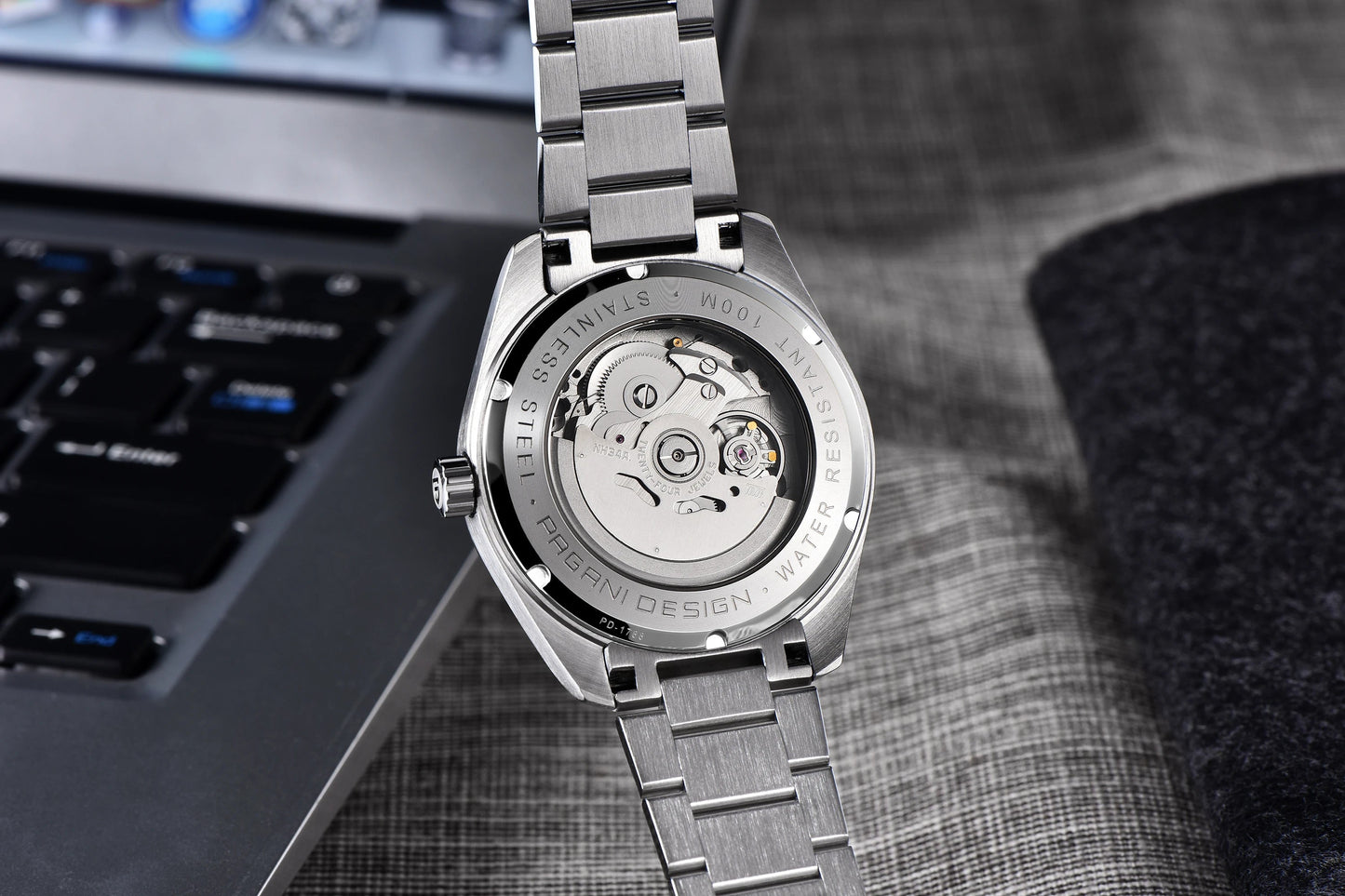 PD1788 Quartz Wristwatch – Stainless Steel Case & Bracelet, Water-Resistant, Fashionable Casual Watch - Winter Seller Hub