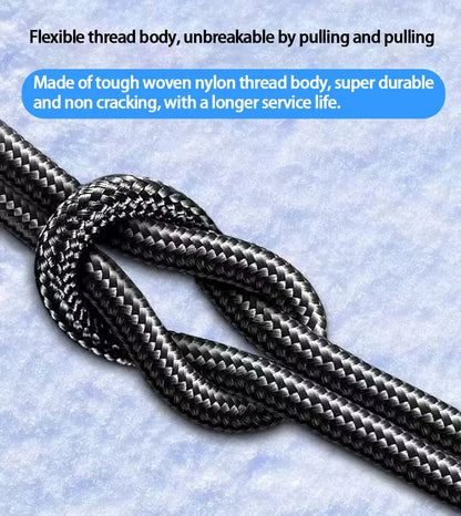 120W USB to Type C Cable Phone Super Fast Charging Cable With LED Display 100W Type-C To Type-C Data Cord For Huawei Oppo Vivo - Winter Seller Hub