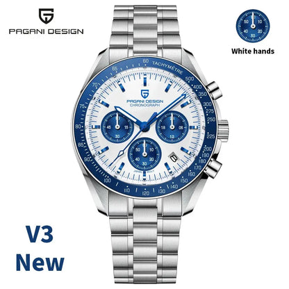 PAGANI DESIGN PD-1701 Moonwatch – VK63 Chronograph, Sapphire, 10 Bar - Winter Seller Hub