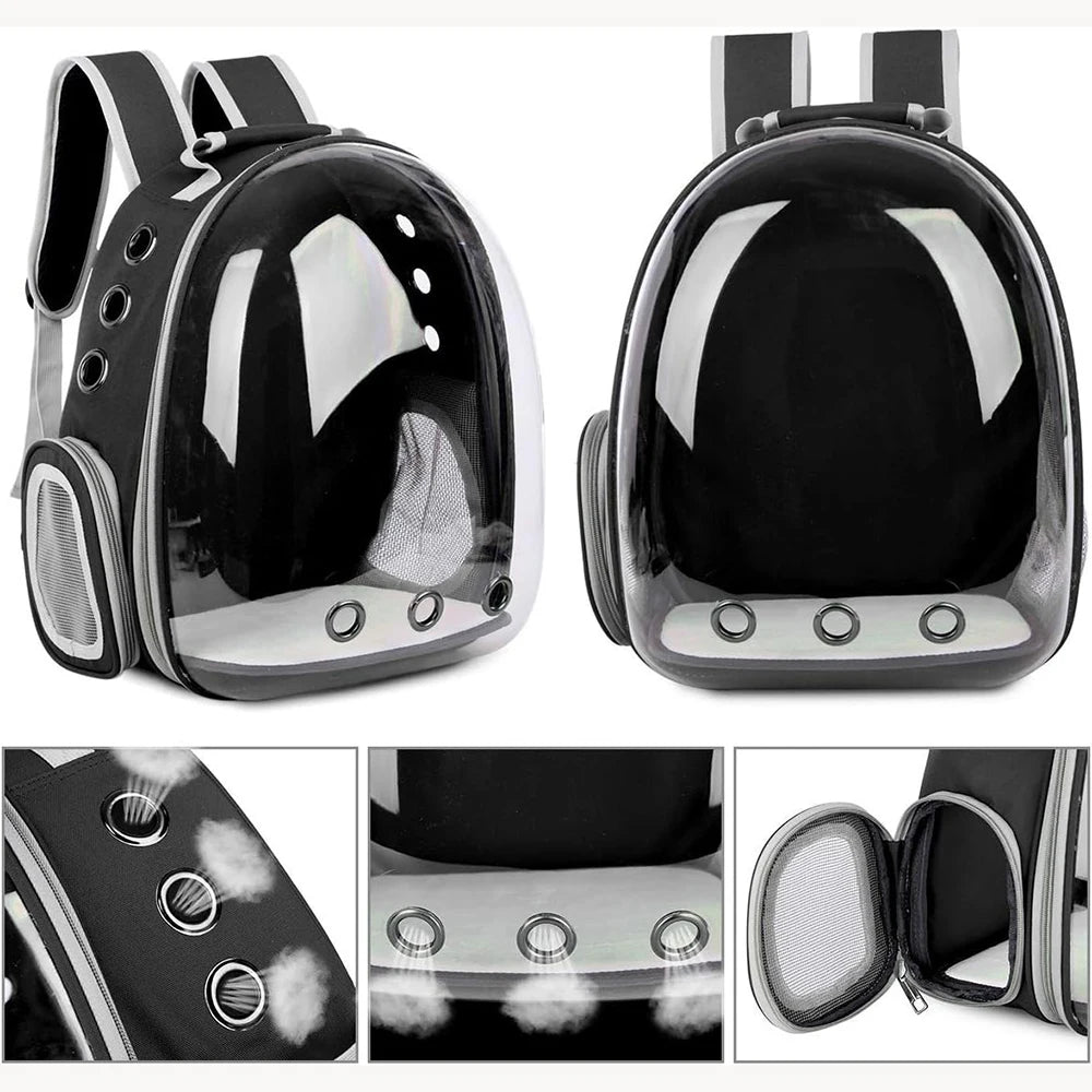 Transparent Bubble Pet Carrier Backpack – Cats & Small Pets - Winter Seller Hub