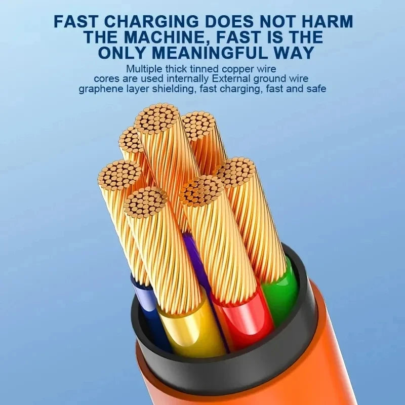 120W 7A Fast Charge USB Type C Cable 180 Degree Rotation Elbow Cable for Game for Xiaomi Redmi Honor Phone Charger USB C Cable - Winter Seller Hub