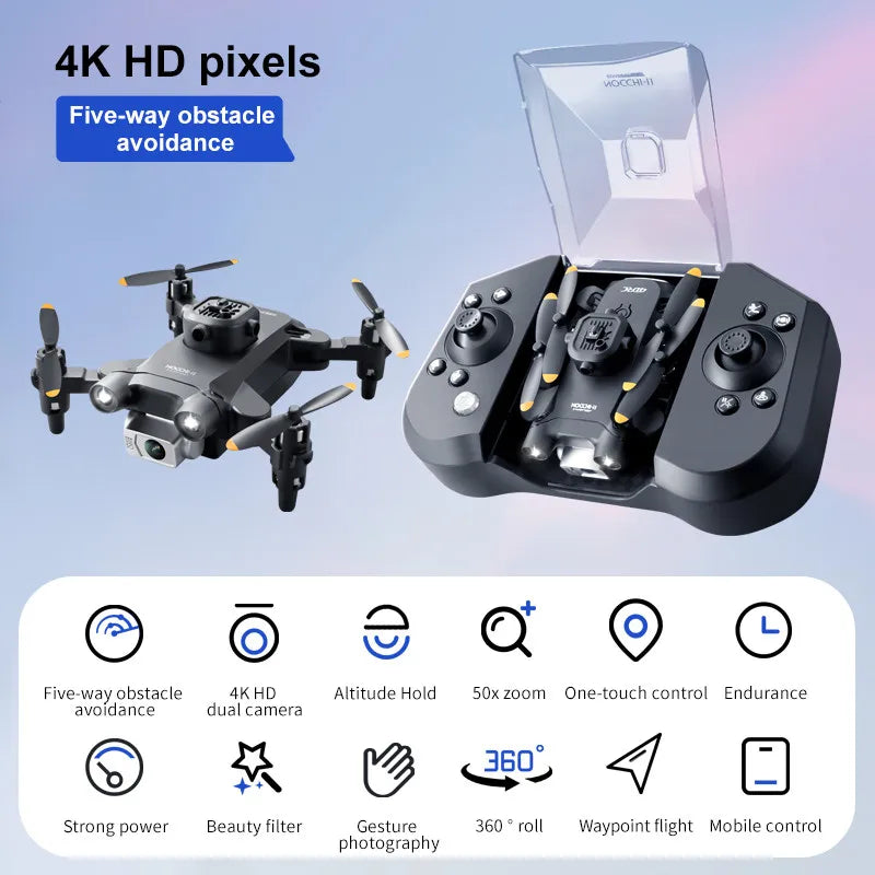 4DRC New V30 Mini Drone with Camera HD 4K 1080P FPV RC Drones Profesional Five-sided Obstacle Avoidance Helicopter Dron Toy Gift - Winter Seller Hub