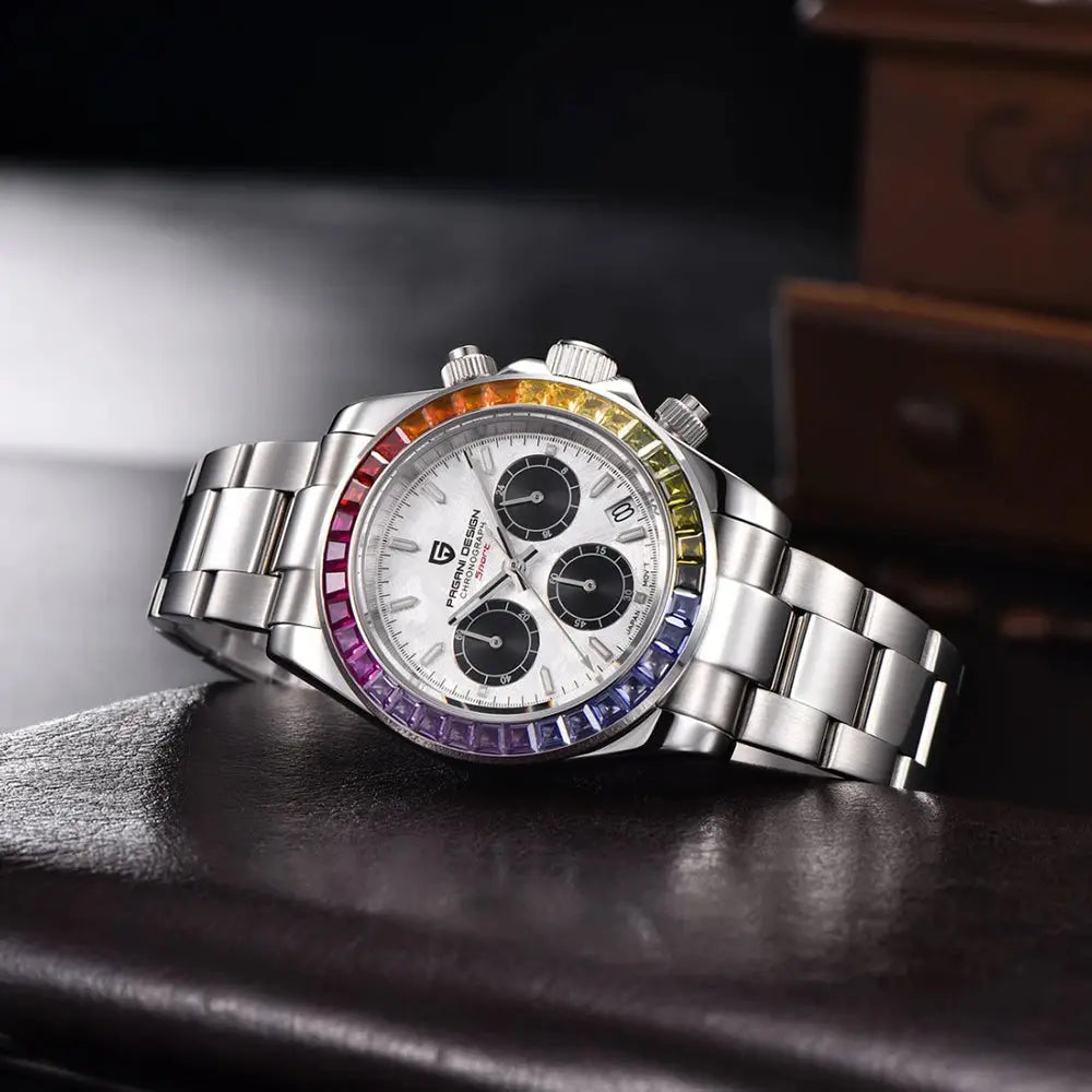 PAGANI DESIGN PD-1644 Quartz Watch – Stainless Steel, Luxury, Water-Resistant - Winter Seller Hub
