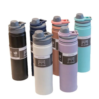 Thermal Cup Simple Portable Stainless Steel Water Cup Large Capacity Sports Water Bottle Outdoor Water Bottle Portable Space Pot Winter Seller Hub