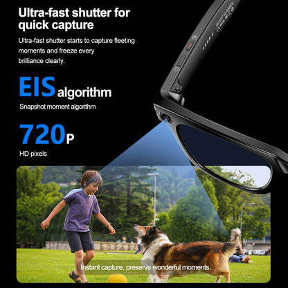 AI Smart Glasses with Camera | Bluetooth Music, Video & ChatGPT Voice Control