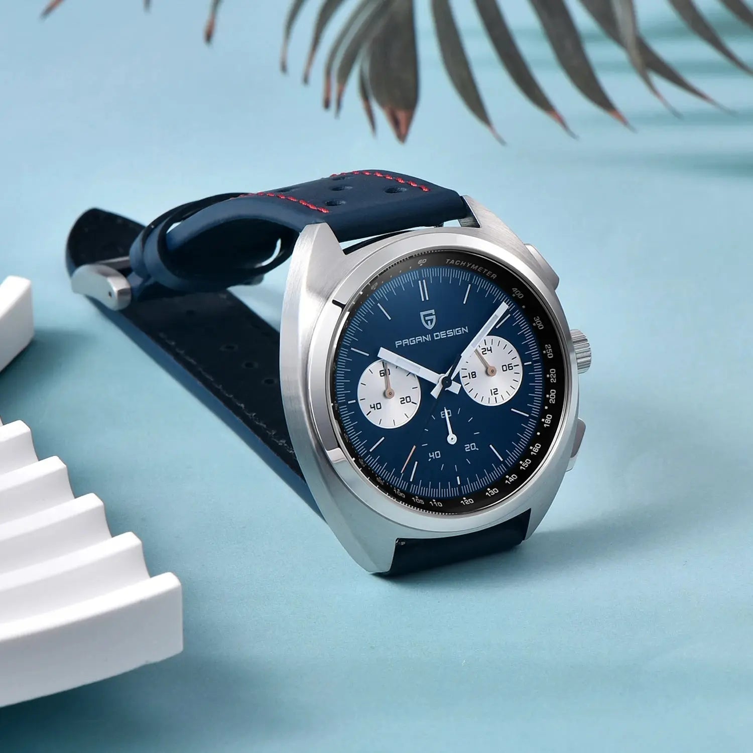 PAGANI DESIGN PD-1782 Quartz Chronograph – Sapphire, 10 Bar, Leather - Winter Seller Hub