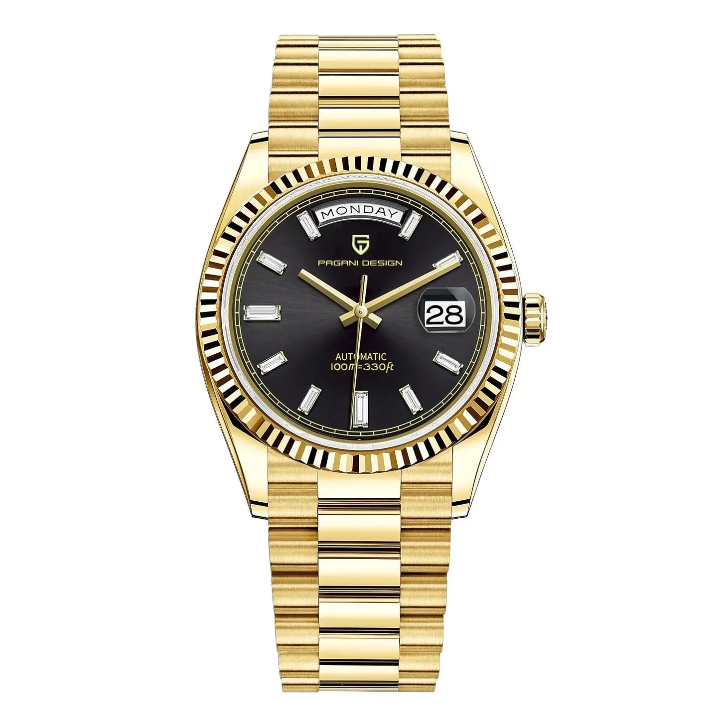 Gold Green V2 Men's Mechanical Watches - Winter Seller Hub