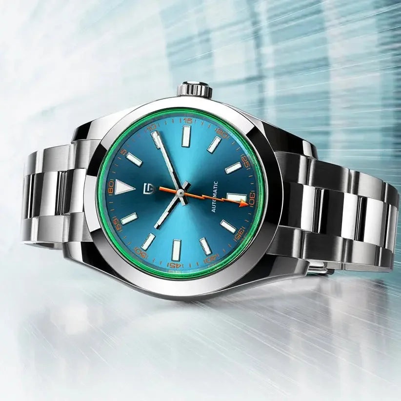 Z-Blue Dial Men’s Automatic Mechanical Watch - Winter Seller Hub