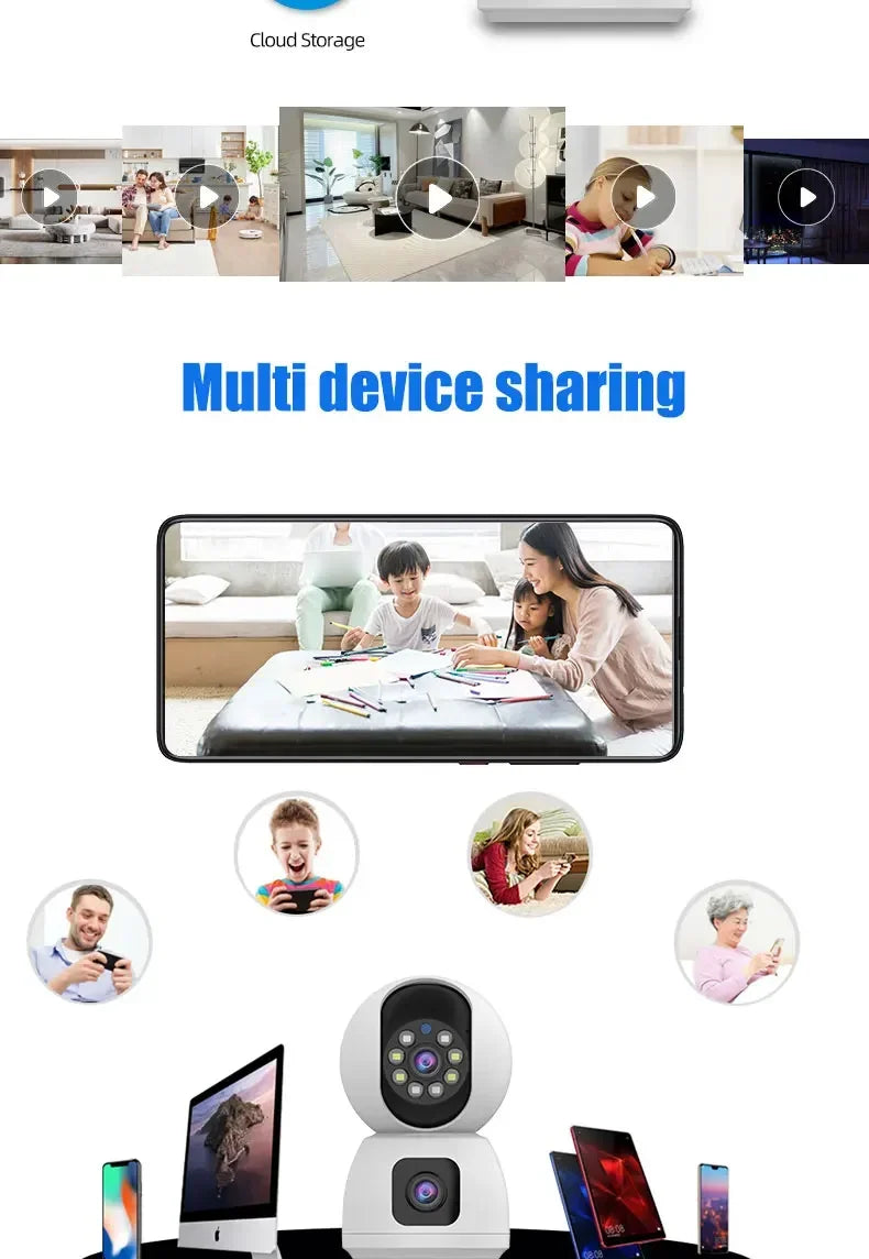 Tuya 5G 8MP 10MP WiFi Camera Smart Home Wireless IP Surveillance Camera AI Detect Automatic Tracking Security Baby Monitor Tuya - Winter Seller Hub