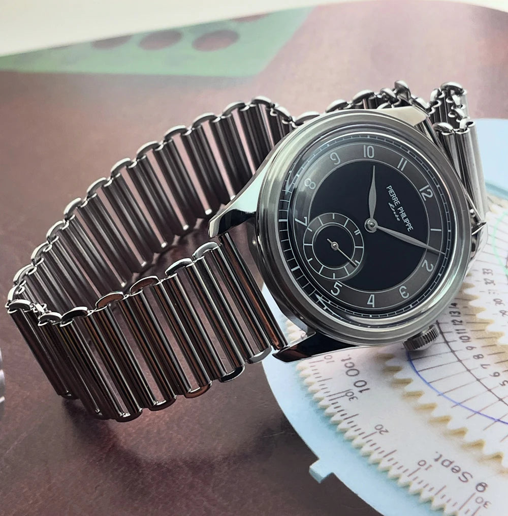 Pierre Philippe Field Watch 1940 – Vintage Mechanical Hand-Wind Gray Dial - Winter Seller Hub