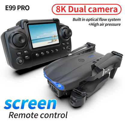 E99 Pro Drone with 8K HD Camera Remote Control Quadcopter Four Axis Aircraft Altitude Hold GPS Flying Toy for Aerial Photography - Winter Seller Hub