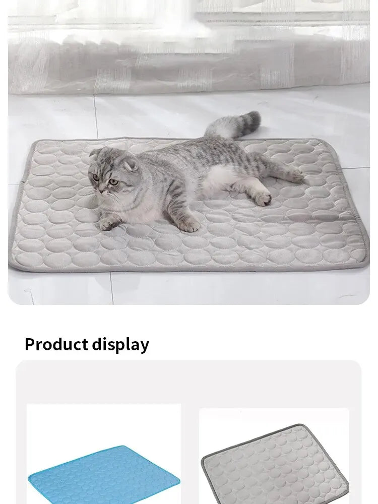 Cooling Pet Bed Mat – Summer Cat & Small Dog Sofa Pad - Winter Seller Hub