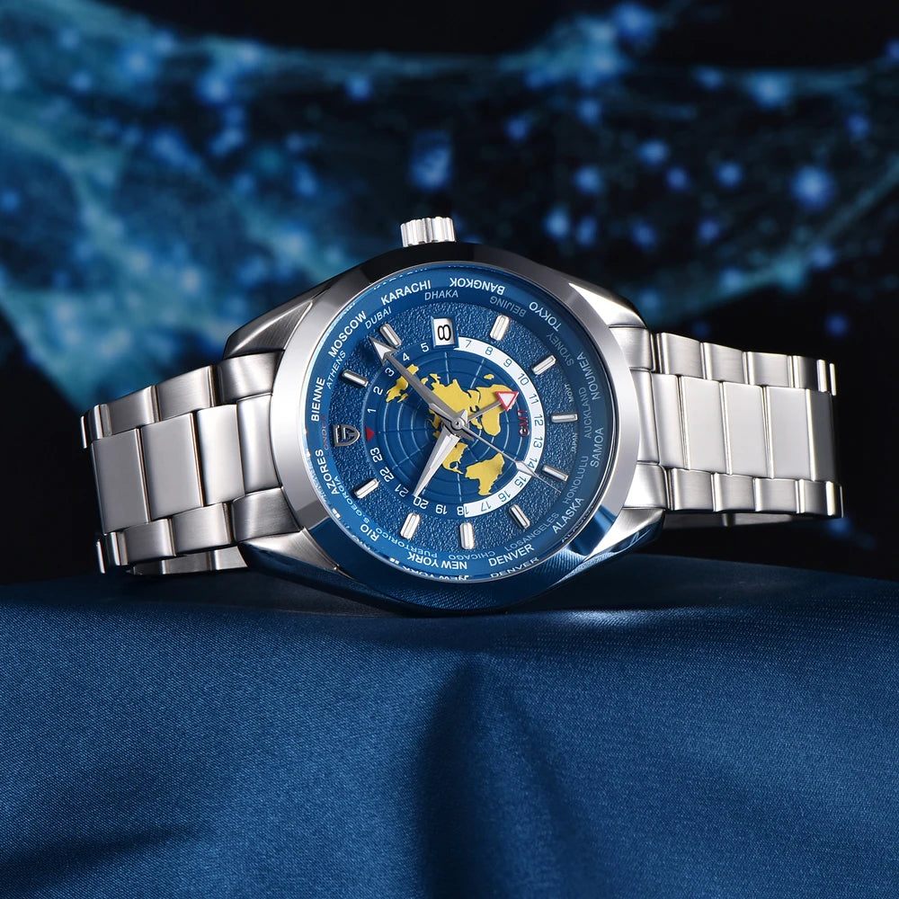 PD1788 Quartz Wristwatch – Stainless Steel Case & Bracelet, Water-Resistant, Fashionable Casual Watch - Winter Seller Hub