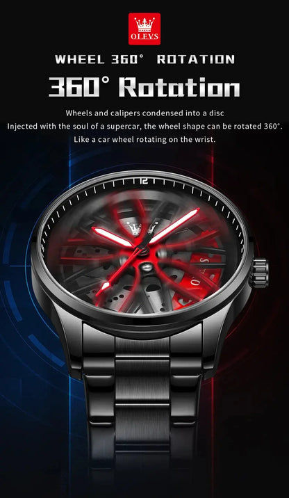OLEVS 9937 Quartz Watch – Stainless Steel, Luminous, 3 Bar - Winter Seller Hub