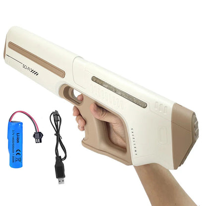 ZNMSQ Electronic Water Gun – Flashing LED, Lithium Battery-Powered Toy for Teens & Adults - Winter Seller Hub