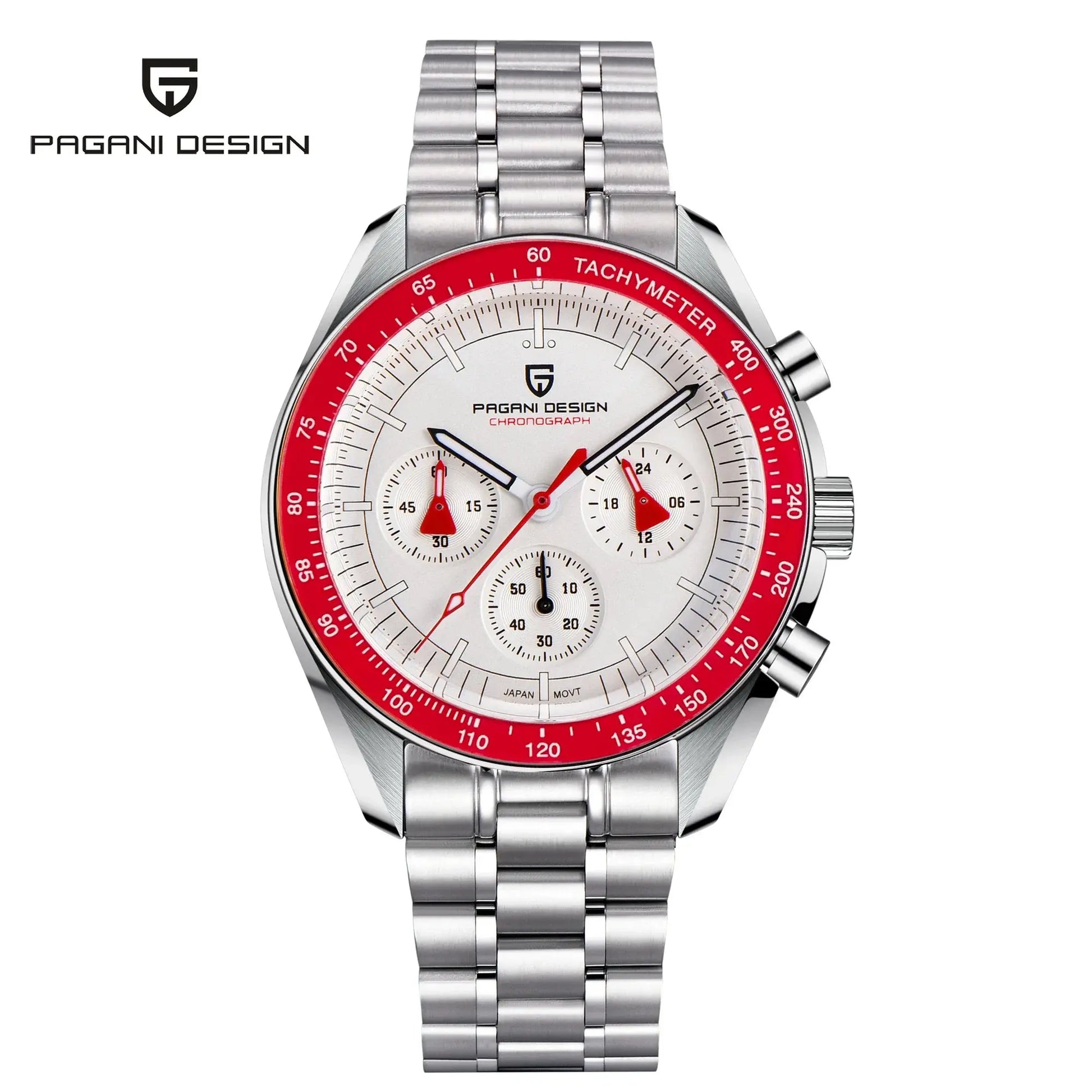 PAGANI DESIGN PD-1701 Moonwatch – VK63 Chronograph, Sapphire, 10 Bar - Winter Seller Hub