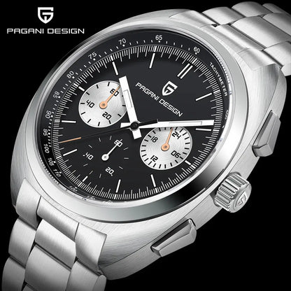 PAGANI DESIGN PD-1782 Quartz Chronograph – Sapphire, 10 Bar, Leather - Winter Seller Hub