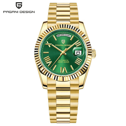 Gold Green V2 Men's Mechanical Watches - Winter Seller Hub