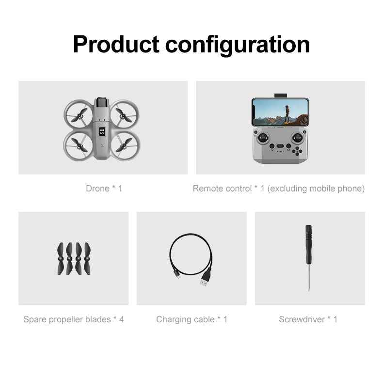 Gt3 Mini Drone 8k Camera 180° ESC Optical Flow Positioning WIFI Aerial Photography Remote Control Aircraft G-safe Drone Toy Gift - Winter Seller Hub