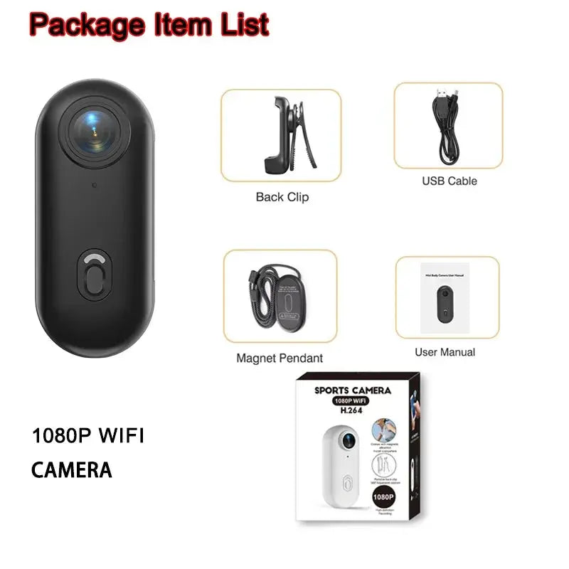 4K FHD 1080P Outdoor Sports Camera In Helmet Motorcycle Bike Sport Mini Filming Bicycle Action Body Cam And Video Recording - Winter Seller Hub