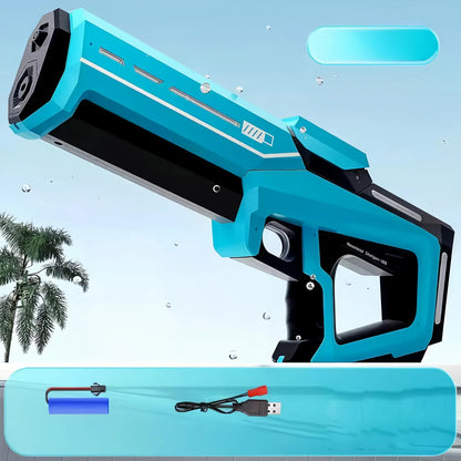 ZNMSQ Electronic Water Gun – Flashing LED, Lithium Battery-Powered Toy for Teens & Adults - Winter Seller Hub