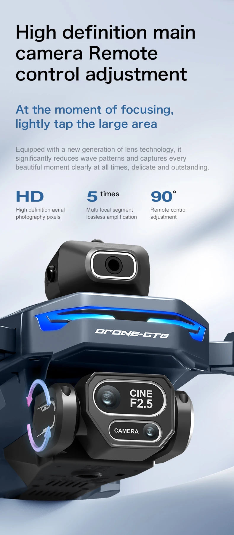 New GT8 Drone 8K Professional HD Dual Cameras Screen Remote 5G WIFI Brushless Motor Obstacle Avoidance Foldable Quadcopter Toys - Winter Seller Hub