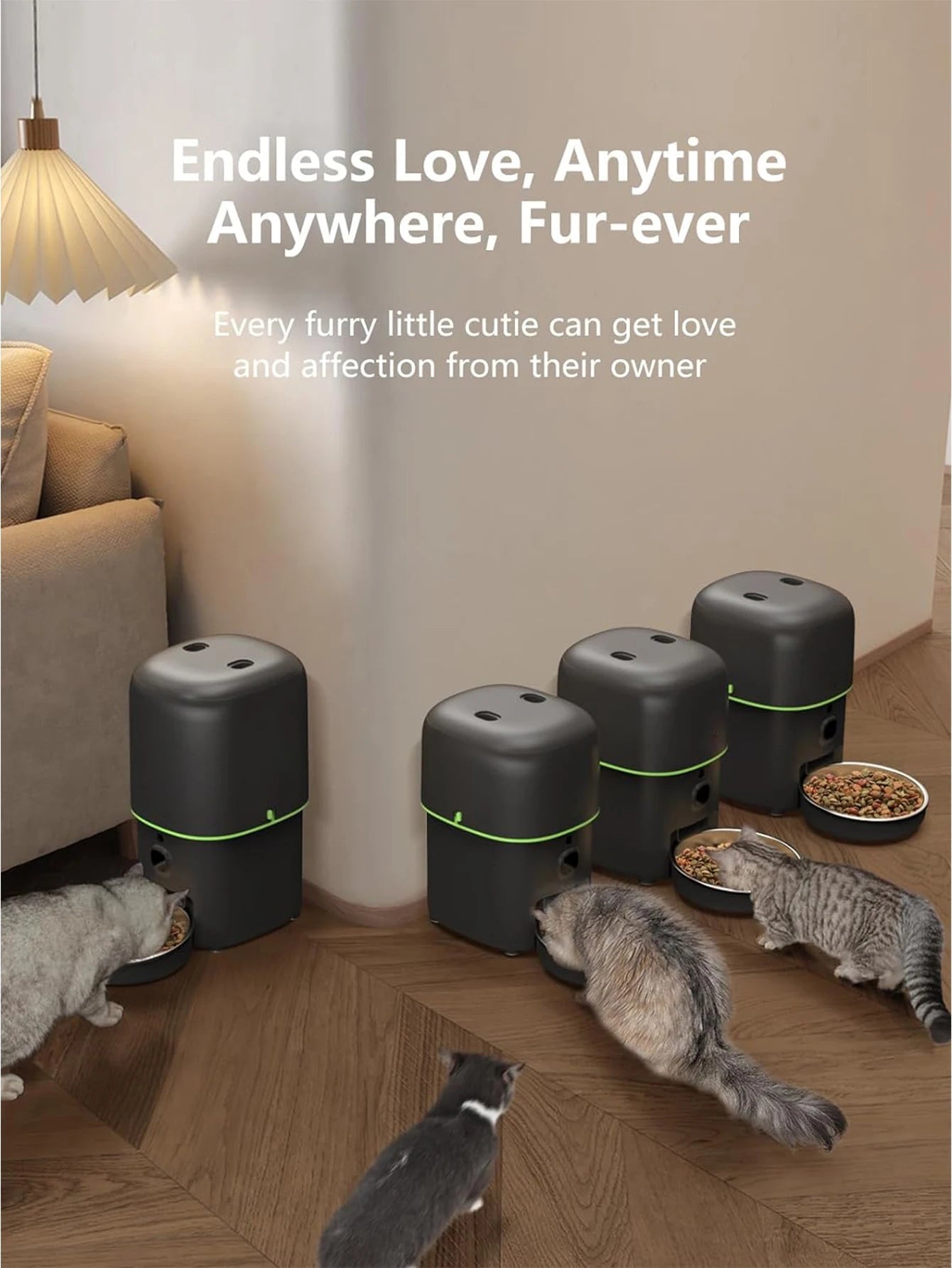 Automatic Cat Feeder with Camera – 2.4G/5G Wi-Fi, Tuya App - Winter Seller Hub