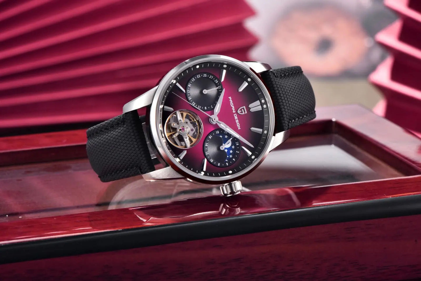 PAGANI DESIGN PD-YS021 Quartz Watch – Leather, Luminous, 10Bar Water-Resistant - Winter Seller Hub