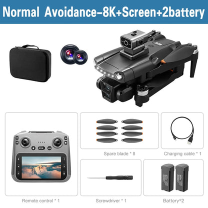 New For Xiaomi V198 GPS MAX Drone with 8k professional HD camera 5G WiFi Brushless laser barrier avoidance Folding quadcopter - Winter Seller Hub