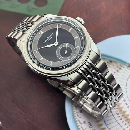 Pierre Philippe Field Watch 1940 – Vintage Mechanical Hand-Wind Gray Dial - Winter Seller Hub