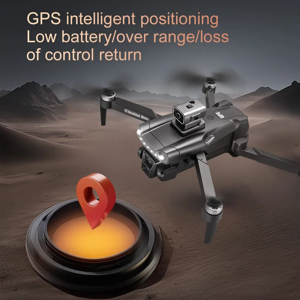 New For Xiaomi V198 GPS MAX Drone with 8k professional HD camera 5G WiFi Brushless laser barrier avoidance Folding quadcopter - Winter Seller Hub