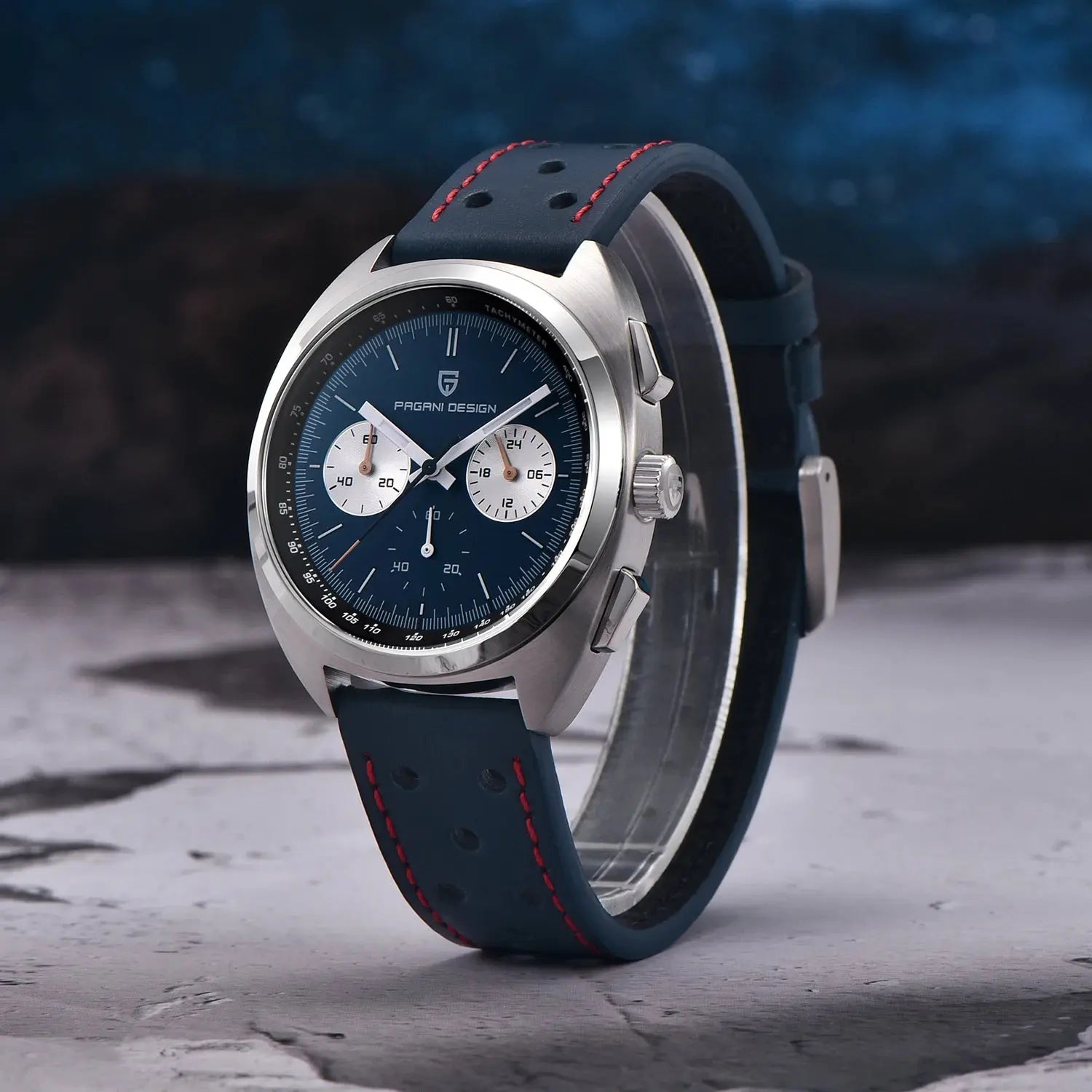 PAGANI DESIGN PD-1782 Quartz Chronograph – Sapphire, 10 Bar, Leather - Winter Seller Hub