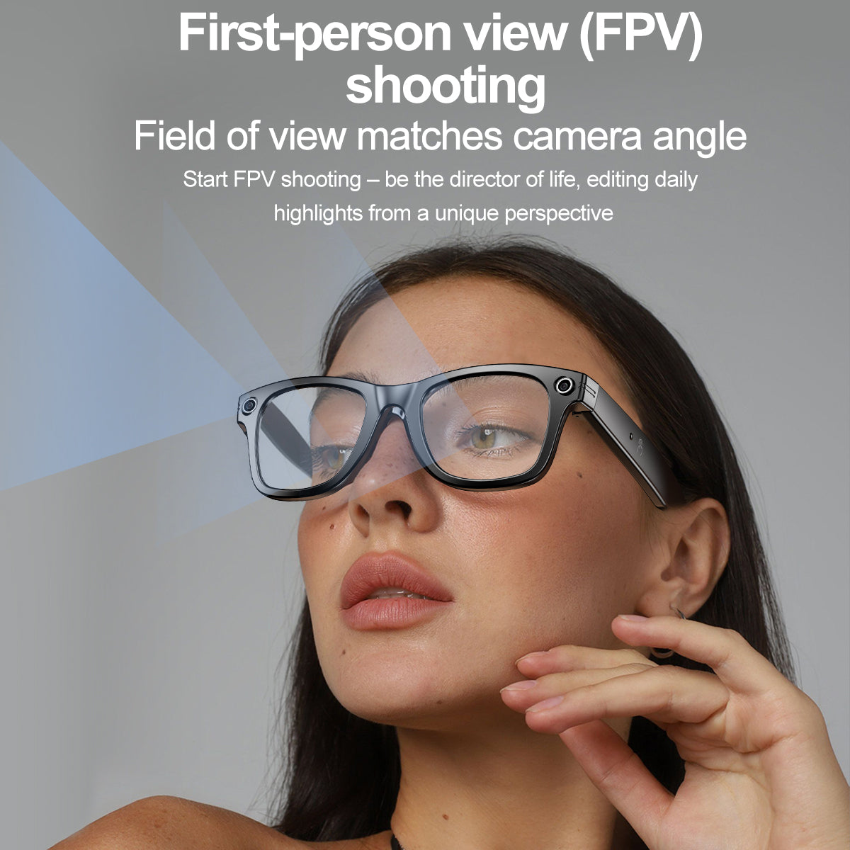 AI Smart Glasses with Camera | Bluetooth Music, Video & ChatGPT Voice Control