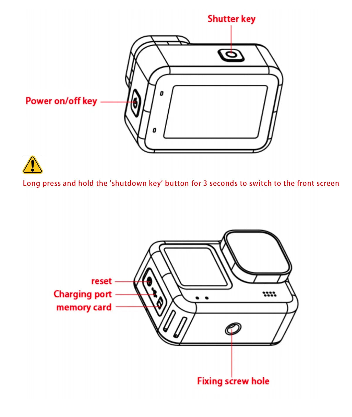 NEW CERASTES V9 4K WiFi Anti-shake Action Camera Go With Remote Control Screen Waterproof Sport Camera pro drive recorde - Winter Seller Hub