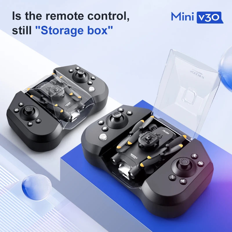 4DRC New V30 Mini Drone with Camera HD 4K 1080P FPV RC Drones Profesional Five-sided Obstacle Avoidance Helicopter Dron Toy Gift - Winter Seller Hub