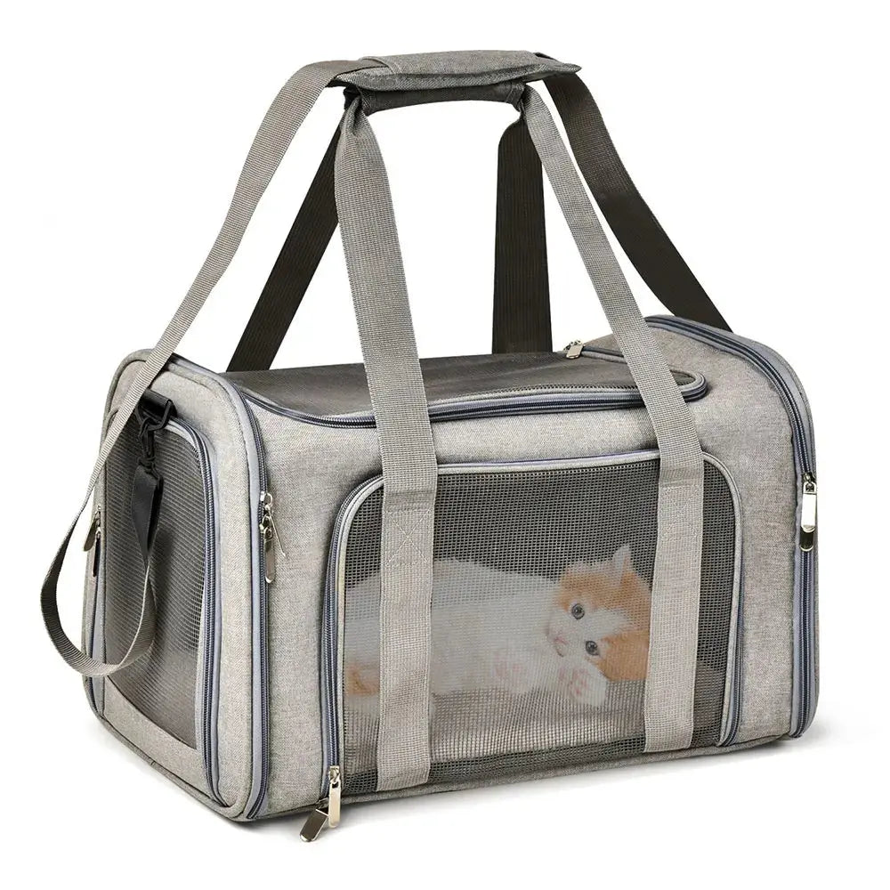 Airline-Approved Soft-Sided Pet Carrier Backpack for Small Dogs & Cats - Winter Seller Hub