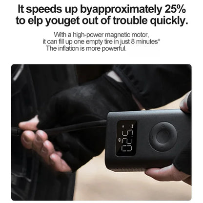 XIAOMI MIJIA Portable Air Pump – Rechargeable Cordless Inflator for Tires & Sports Balls - Winter Seller Hub