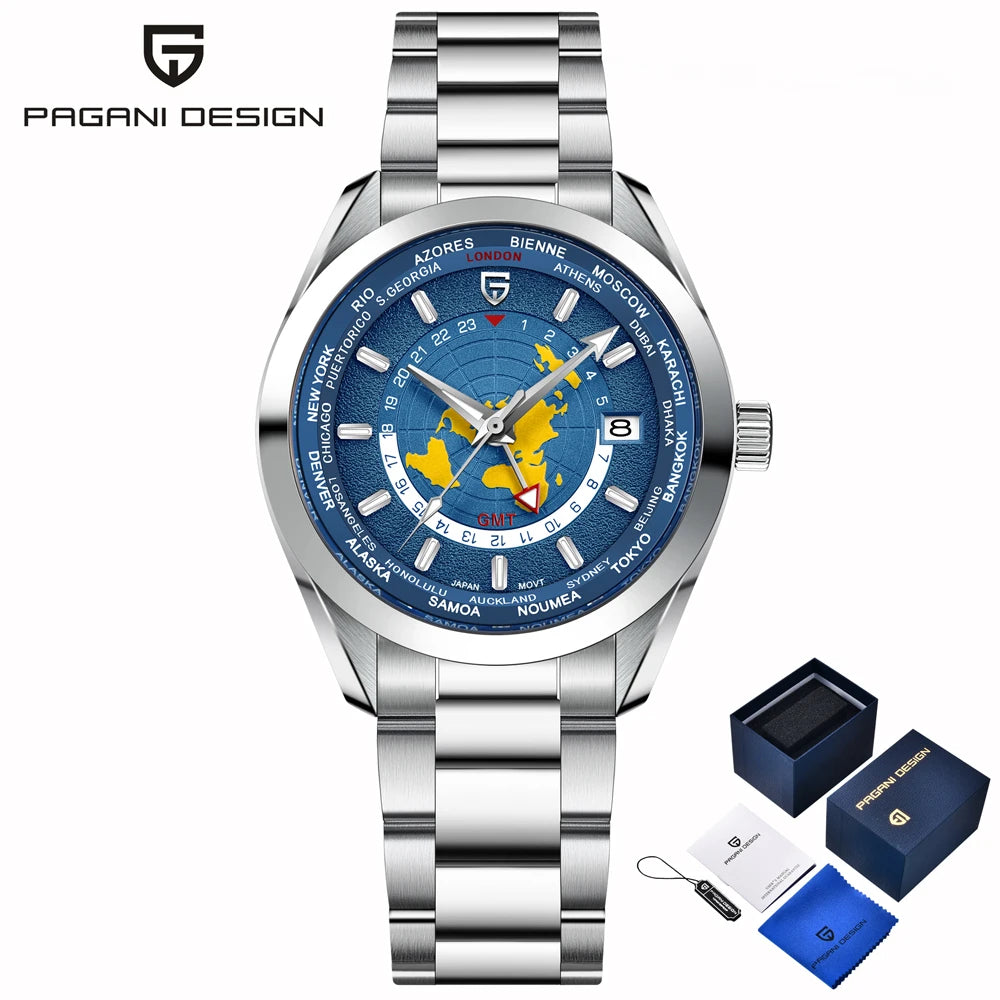 PD1788 Quartz Wristwatch – Stainless Steel Case & Bracelet, Water-Resistant, Fashionable Casual Watch - Winter Seller Hub