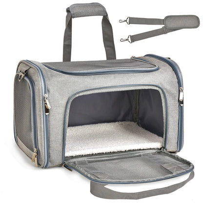 Airline-Approved Soft-Sided Pet Carrier Backpack for Small Dogs & Cats - Winter Seller Hub
