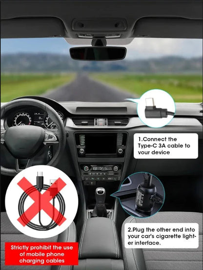 Dash Cam 4K UHD Recording Car Camera DVR Night Vision Video Recorder Built-In Wi-Fi Support GPS 24H Parking - Winter Seller Hub