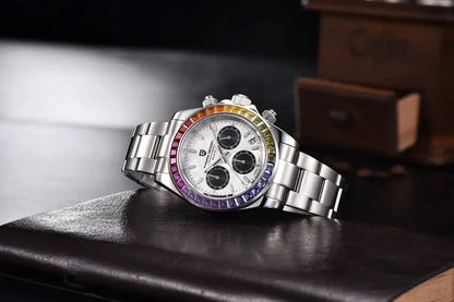 PAGANI DESIGN PD-1644 Quartz Watch – Stainless Steel, Luxury, Water-Resistant - Winter Seller Hub