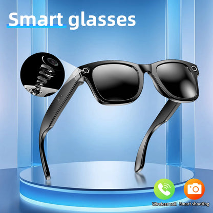 AI Smart Glasses with Camera | Bluetooth Music, Video & ChatGPT Voice Control